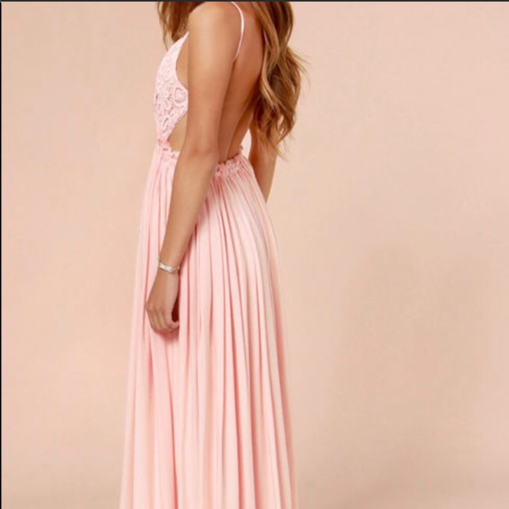 Open back lace boho maxi dress - Miss Avenue